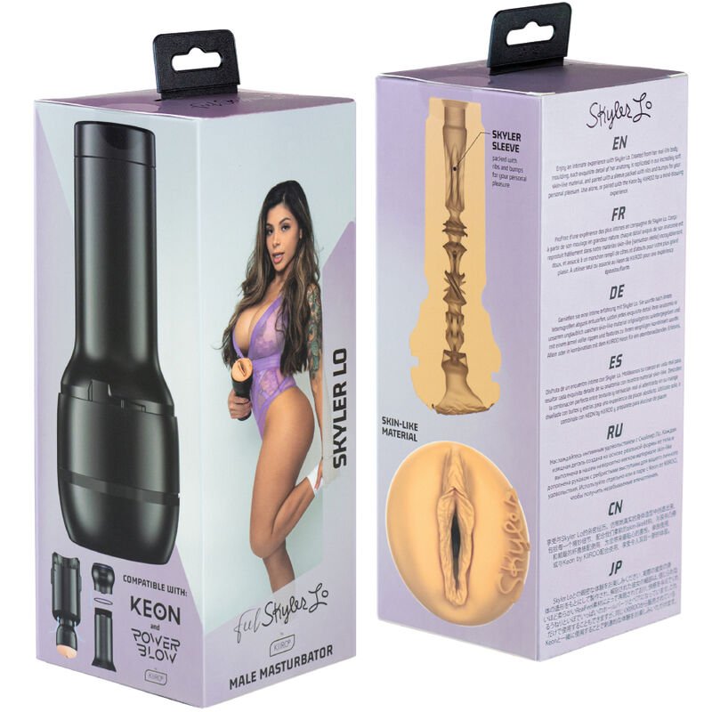 KIIROO - FEEL SKYLER LO STARS COLLECTION STROKERS POWERBLOW COMPATIBLE - JUGUETES BIENESTAR - El Arte del Placer