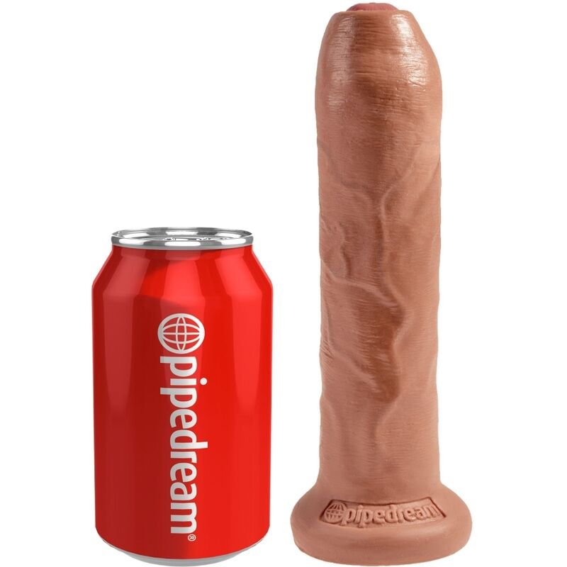 KING COCK - PENE REALÍSTICO CON PREPUCIO 17.8 CM CARAMELO - Dildos para Arneses - El Arte del Placer