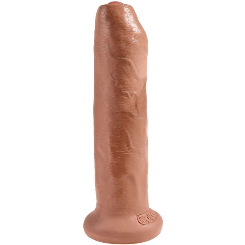KING COCK - PENE REALÍSTICO CON PREPUCIO 17.8 CM CARAMELO - Dildos para Arneses - El Arte del Placer