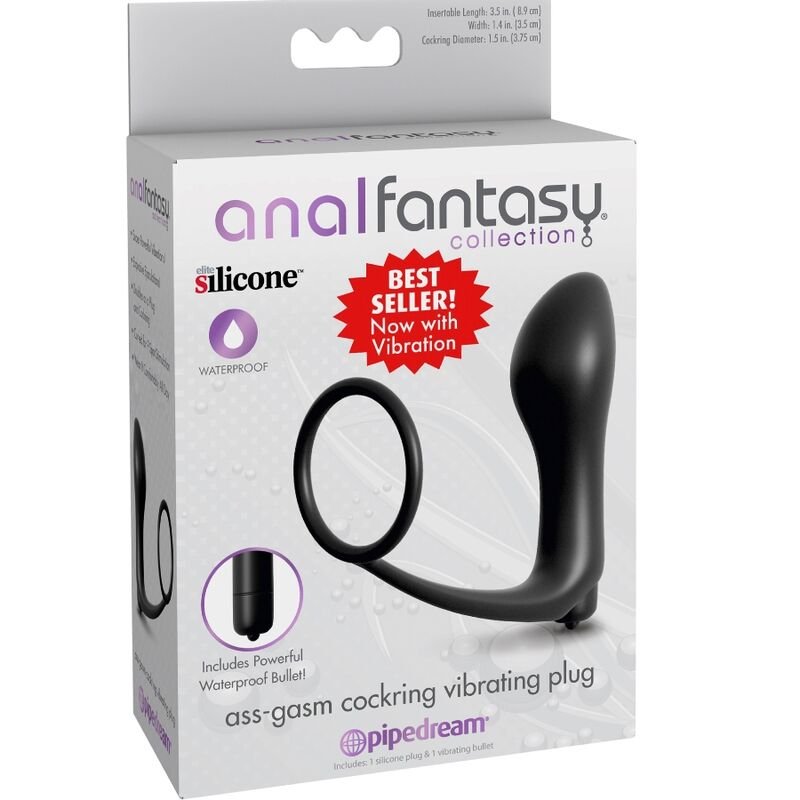 VIBRADOR CON PLUG ANAL Y ESTIMULACIÓN PROSTÁTICA - JUGUETES BIENESTAR - El Arte del Placer