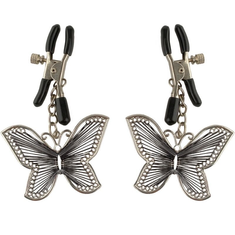 FETISH FANTASY SERIES - PINZAS PARA PEZONES MARIPOSA - Artículos BDSM - El Arte del Placer
