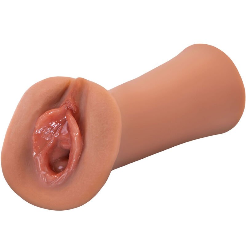 FETISH FANTASY EXTREME - MASTURBADOR MASCULINO SILICONA JUICY SNATCH CARAMELO - JUGUETES BIENESTAR - El Arte del Placer