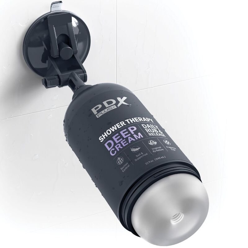 PDX PLUS - MASTURBADOR STROKER DISEÑO DISCRETO DE BOTE CHAMPU DEEP CREAM - JUGUETES BIENESTAR - El Arte del Placer