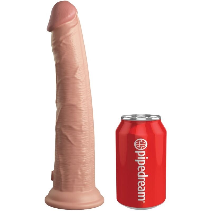 KING COCK - ÉLITE DILDO REALÍSTICO SILICONA 25.4 CM - Dildos sin Vibración - El Arte del Placer