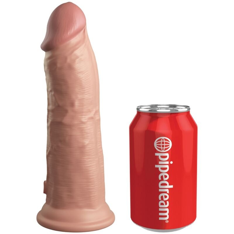 KING COCK - ÉLITE DILDO REALÍSTICO VIBRADOR & SILICONA 20.3 CM - Dildos sin Vibración - El Arte del Placer