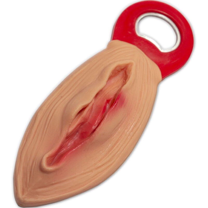DIABLO PICANTE - ABRIDOR CON FORMA VAGINA COLOR ALEATORIO - Artículos divertidos - El Arte del Placer