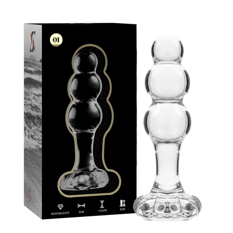NEBULA SERIES BY IBIZA – MODELO 1 PLUG CRISTAL 10.5 CM -O- 3 CM - Anal - El Arte del Placer