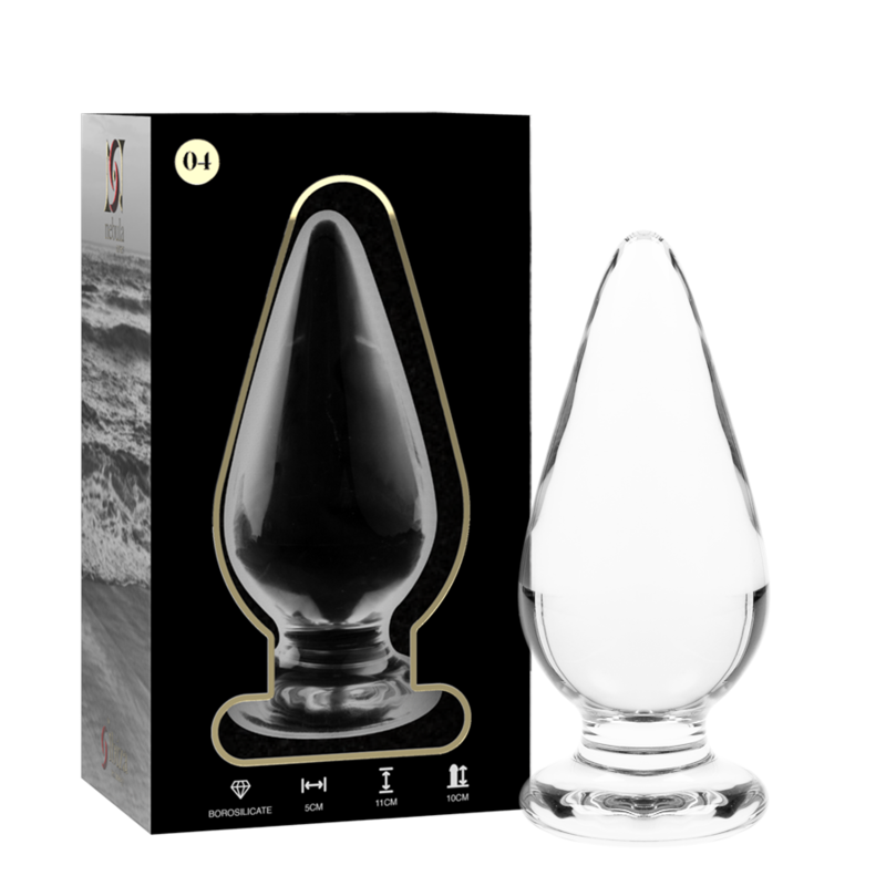 NEBULA SERIES BY IBIZA – MODELO 4 PLUG CRISTAL 11 CM -O- 5 CM - Anal - El Arte del Placer