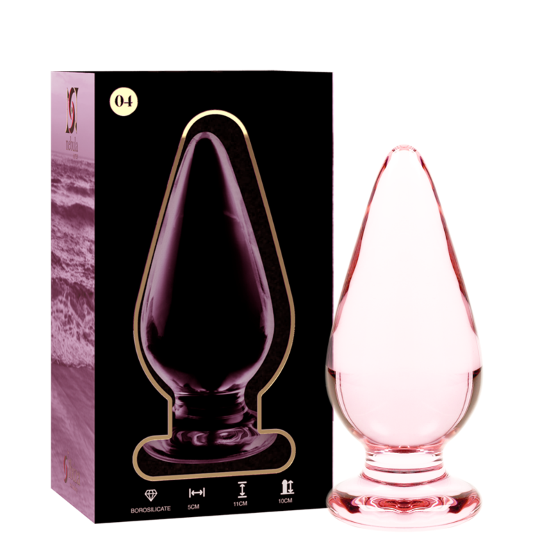 NEBULA SERIES BY IBIZA – MODELO 4 PLUG CRISTAL 11 CM -O- 5 CM - Anal - El Arte del Placer