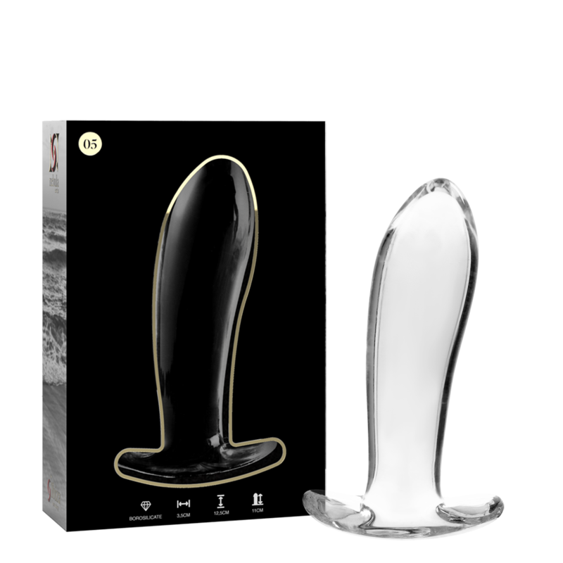 NEBULA SERIES BY IBIZA – MODELO 5 PLUG CRISTAL 12.5 CM -O- 3.5 CM - Anal - El Arte del Placer