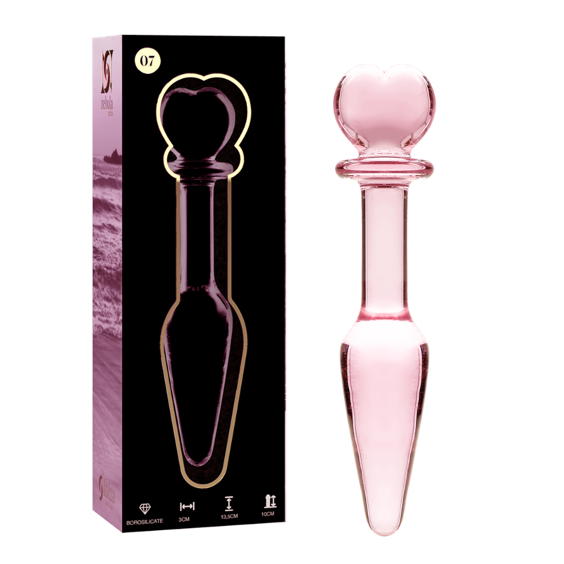 NEBULA SERIES BY IBIZA – MODELO 7 PLUG CRISTAL 13.5 CM -O- 3 CM - Anal - El Arte del Placer