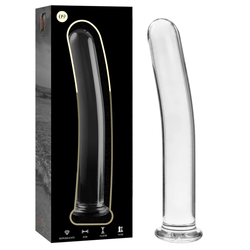 NEBULA SERIES BY IBIZA – MODELO 9 DILDO CRISTAL 15.5 CM -O- 2.5 CM - Dildos sin Vibración - El Arte del Placer