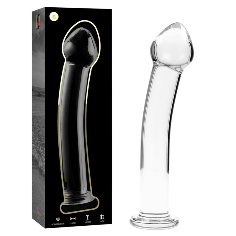 NEBULA SERIES BY IBIZA – MODELO 11 DILDO CRISTAL 16 CM -O- 3 CM - Dildos sin Vibración - El Arte del Placer