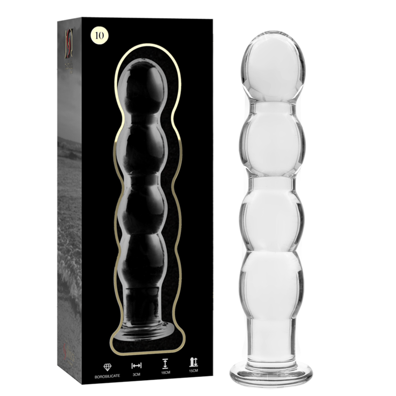NEBULA SERIES BY IBIZA – MODELO 10 DILDO CRISTAL 16.5 CM -O- 3.5 CM - Dildos sin Vibración - El Arte del Placer