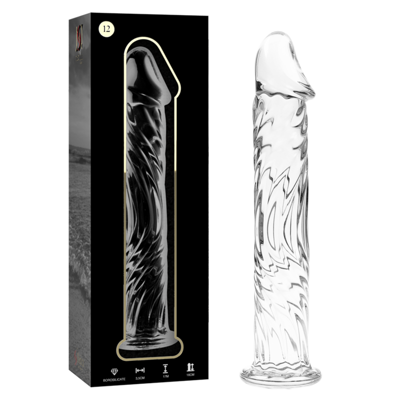 NEBULA SERIES BY IBIZA – MODELO 12 DILDO CRISTAL 17 CM -O- 3.5 CM - Dildos sin Vibración - El Arte del Placer