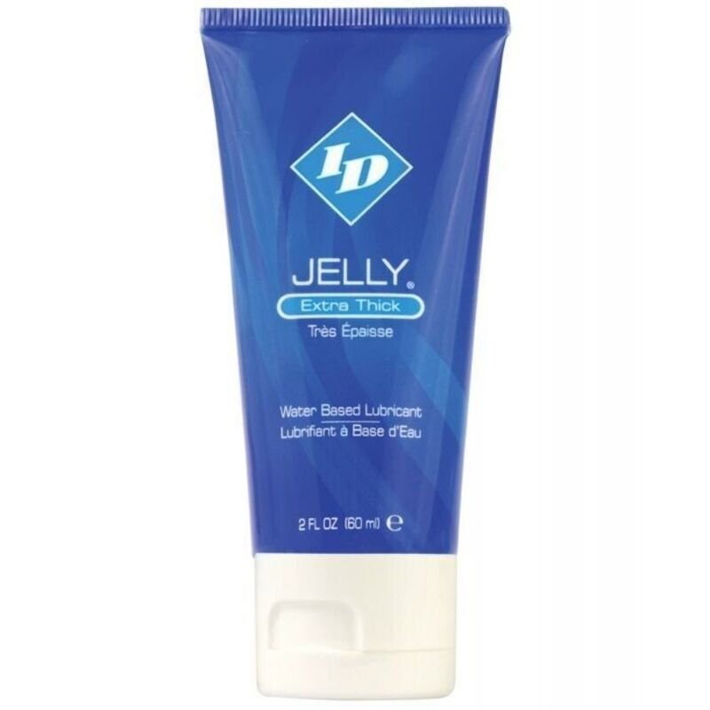 ID JELLY - LUBRICANTE BASE AGUA EXTRA THICK TRAVEL TUBE 60 ML - Base Agua - El Arte del Placer