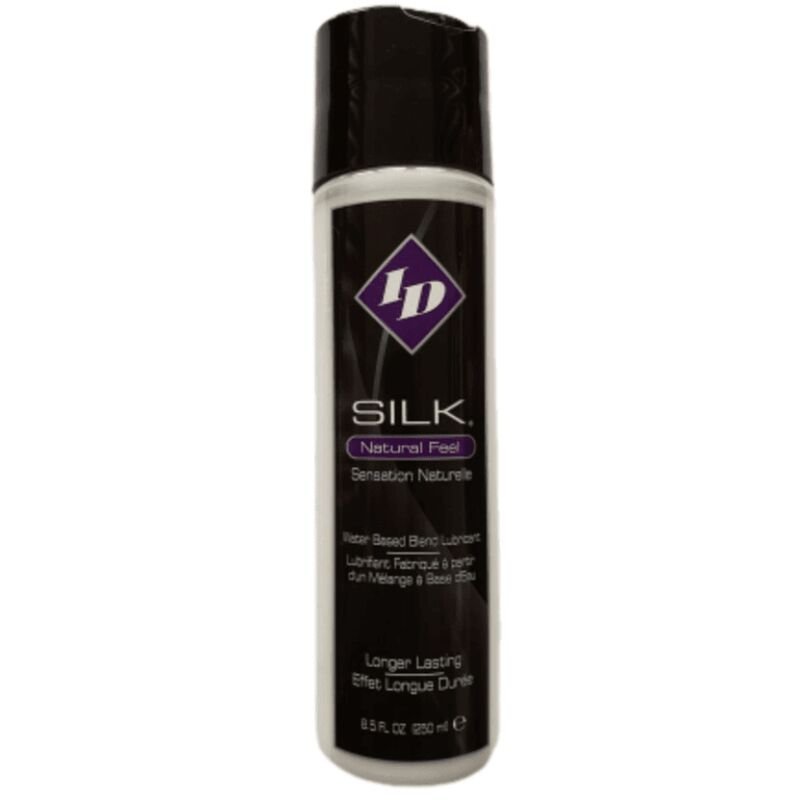 ID SILK - LUBRICANTE BASE AGUA Y SILICONA NATURAL FEEL 250 ML - Base Silicona + Agua - El Arte del Placer