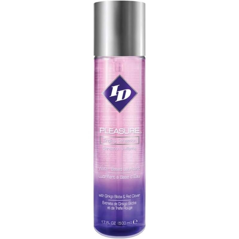 ID PLEASURE - LUBRICANTE BASE AGUA TINGING SENSATION 500 ML - Base Agua - El Arte del Placer