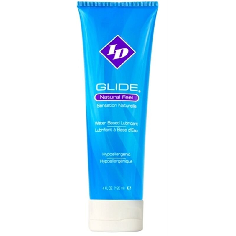 ID GLIDE - LUBRICANTE BASE AGUA ULTRA LONG LASTING TRAVEL TUBE 120 ML - Base Agua - El Arte del Placer