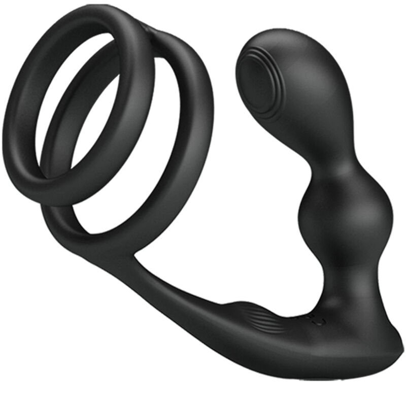 PRETTY LOVE - MARSHALL ANILLO PARA PENE + PLUG ANAL VIBRATORIO & CONTROL REMOTO - JUGUETES BIENESTAR - El Arte del Plac…