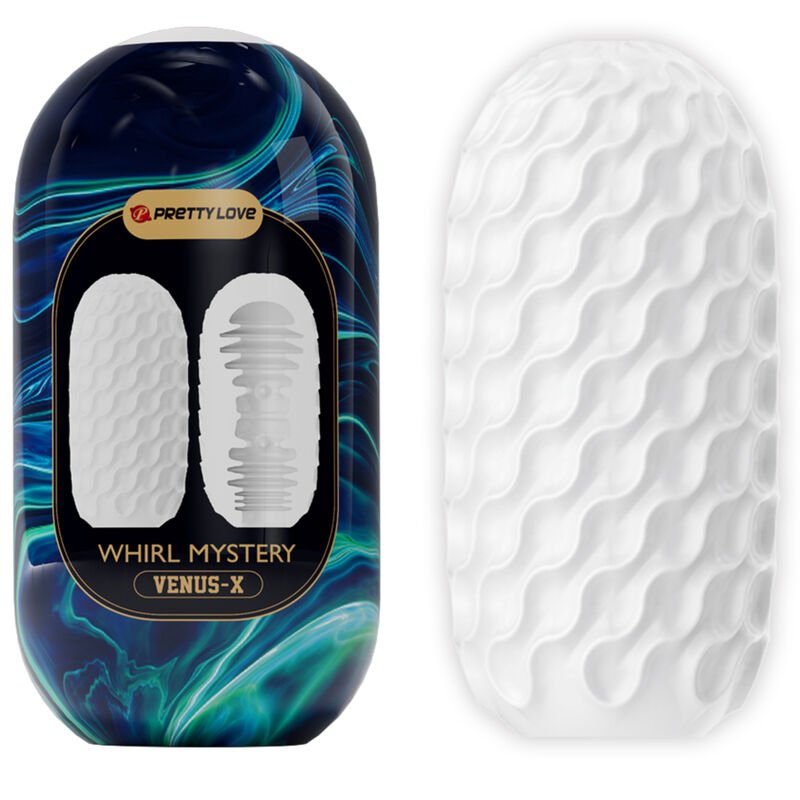 PRETTY LOVE - HUEVO MASTURBADOR WHIRL MYSTERY VENUS - JUGUETES BIENESTAR - El Arte del Placer
