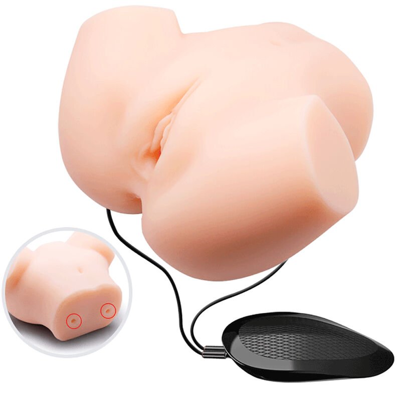 CRAZY BULL - VAGINA Y ANO REALÍSTICOS DOBLE VIBRACIÓN - JUGUETES BIENESTAR - El Arte del Placer