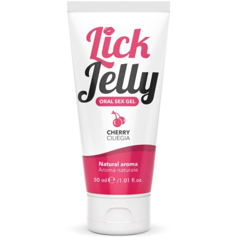 INTIMATELINE - LICK JELLY LUBRICANTE CEREZA 50 ML - Con deliciosos Sabores - El Arte del Placer