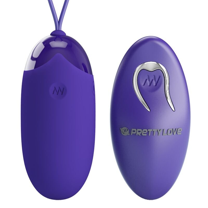 PRETTY LOVE - BERGER YOUTH HUEVO VIBRADOR CONTROL REMOTO VIOLETA - Estimuladores - El Arte del Placer