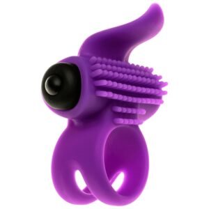 ADRIEN LASTIC - BULLET LASTIC RING ANILLO VIBRADOR VIOLETA - Accesorios para el pene - El Arte del Placer