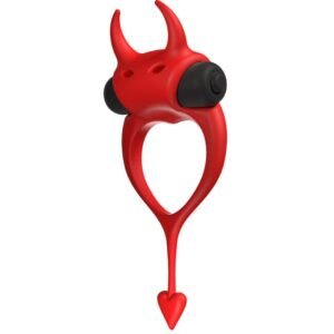ADRIEN LASTIC - DEVOL COCKRING ANILLO VIBRADOR ROJO - Accesorios para el pene - El Arte del Placer