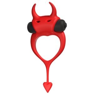 ADRIEN LASTIC - DEVOL COCKRING ANILLO VIBRADOR ROJO - Accesorios para el pene - El Arte del Placer