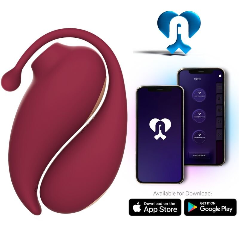 ADRIEN LASTIC - INSPIRATION SUCCIONADOR CLÍTORIS + HUEVO VIBRADOR ROJO - APP GRATUITA - JUGUETES BIENESTAR - El Arte de…