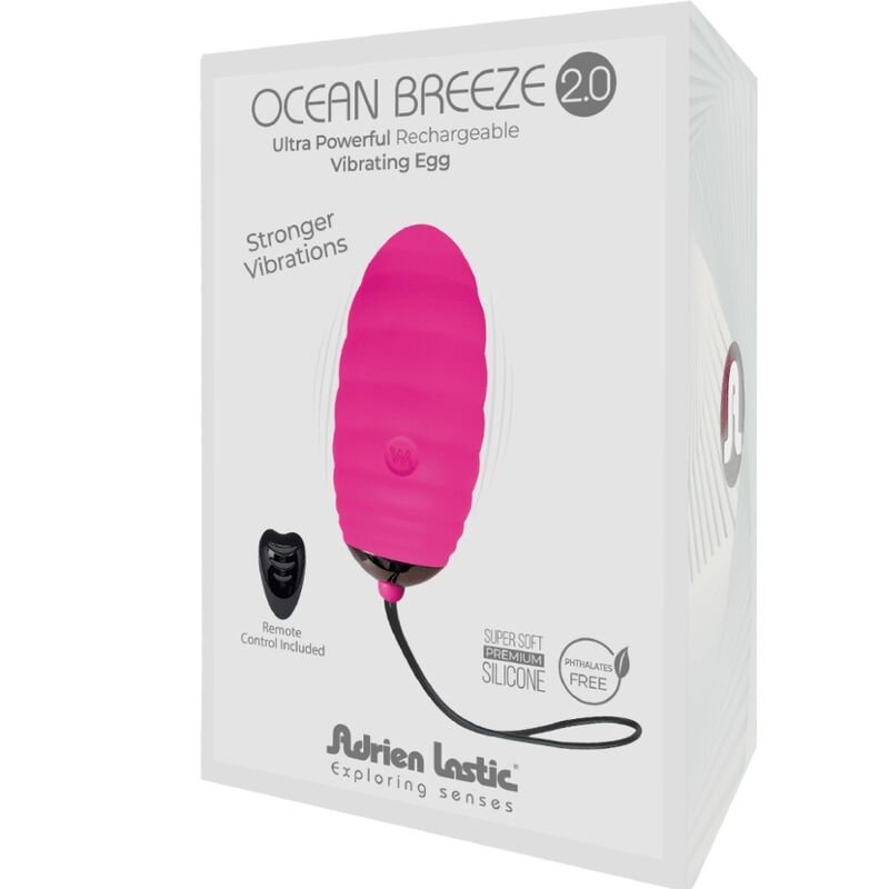 ADRIEN LASTIC – OCEAN BREEZE 2.0 HUEVO VIBRADOR RECARGABLE CONTROL REMOTO - JUGUETES BIENESTAR - El Arte del Plac…