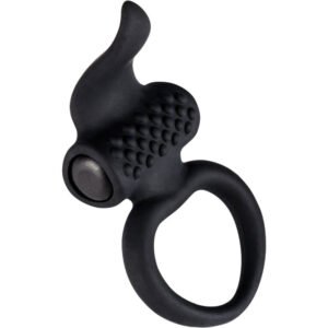 ADRIEN LASTIC - LINGUS ANILLO VIBRADOR NEGRO - Accesorios para el pene - El Arte del Placer