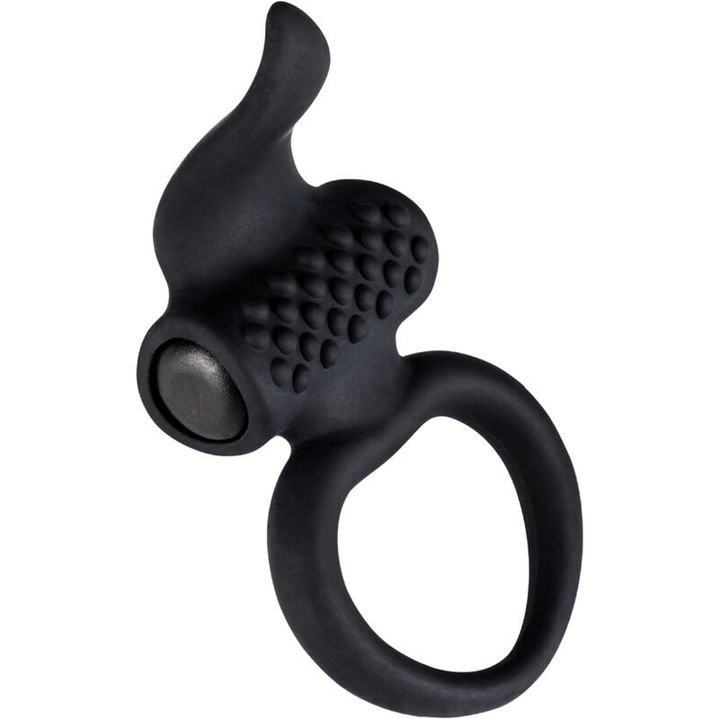 ADRIEN LASTIC - LINGUS ANILLO VIBRADOR NEGRO - Accesorios para el pene - El Arte del Placer