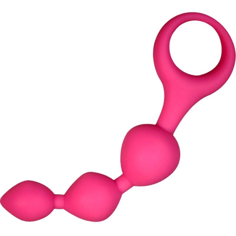 ALIVE - TRIBALL BOLAS ANALES SILICONA ROSA 15 CM - Anal - El Arte del Placer