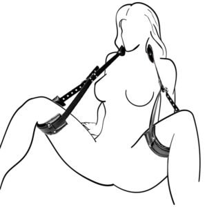 ALIVE - SUPREMACY RESTRICTOR REGULABLE CUELLO - PIERNAS - Arneses fijación - El Arte del Placer