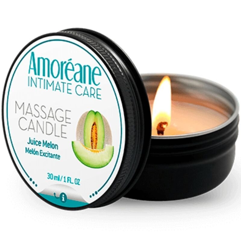 AMOREANE - VELA DE MASAJE MELON 30 ML - DROGUERÍA - El Arte del Placer