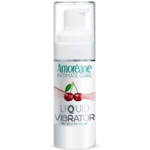 AMOREANE - LIQUIDO VIBRADOR CEREZA 30 ML - DROGUERÍA - El Arte del Placer