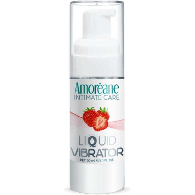 AMOREANE - LIQUIDO VIBRADOR FRESA 30 ML - DROGUERÍA - El Arte del Placer