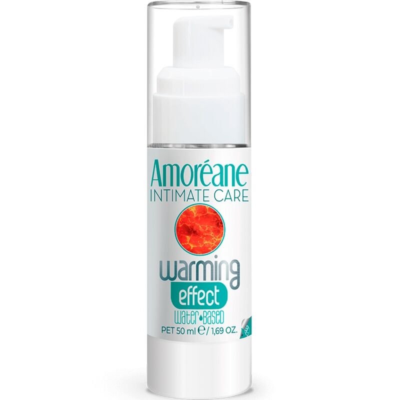 AMOREANE - LUBRICANTE BASE DE AGUA EFECTO CALOR 50 ML - Efecto Frío o Calor - El Arte del Placer
