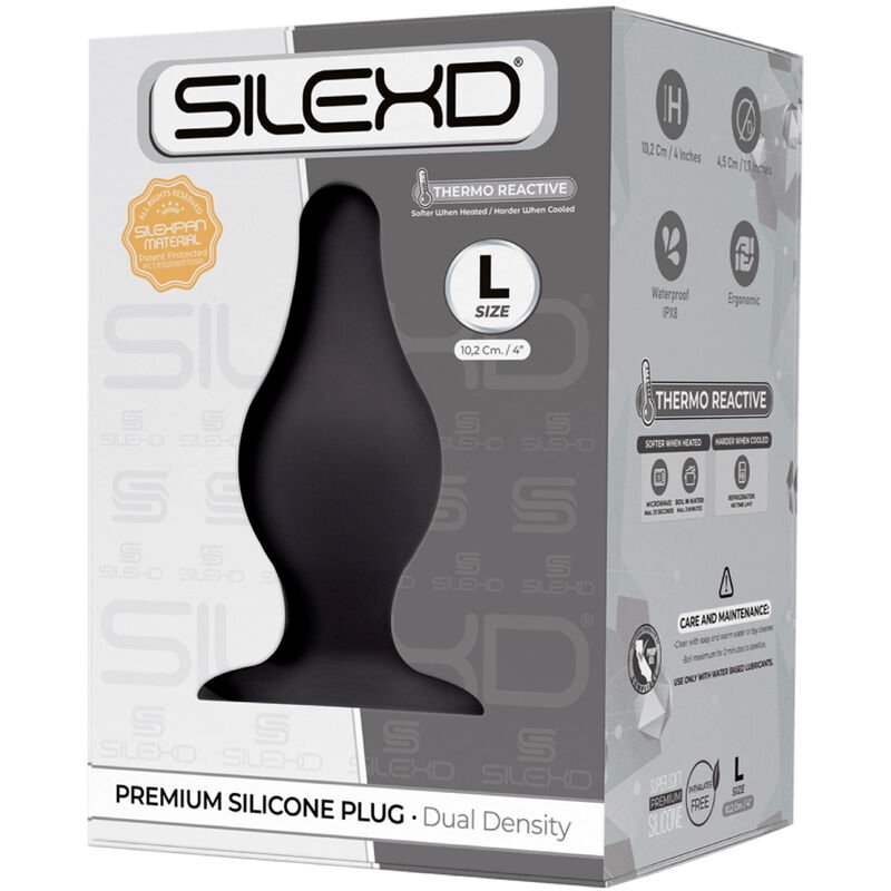 SILEXD – MODELO 2 PLUG ANAL SILICONA PREMIUM SILEXPAN PREMIUM TERMORREACTIVO TALLA - Anal - El Arte del Placer