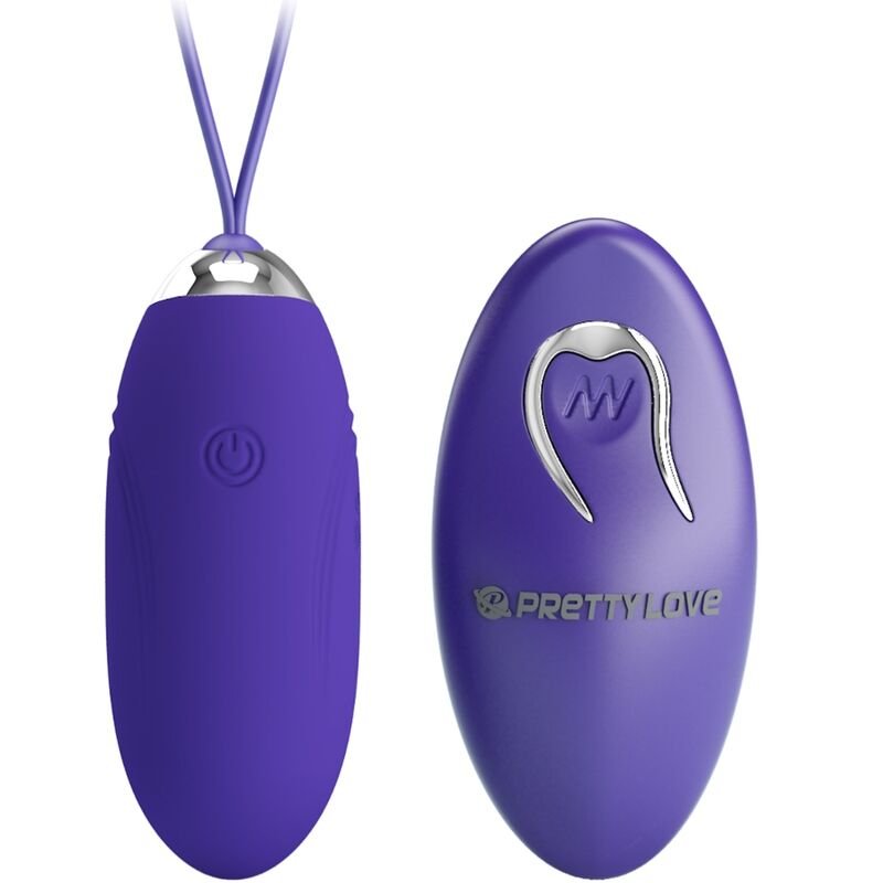 PRETTY LOVE - JENNY YOUTH HUEVO VIBRADOR CONTROL REMOTO VIOLETA - JUGUETES BIENESTAR - El Arte del Placer