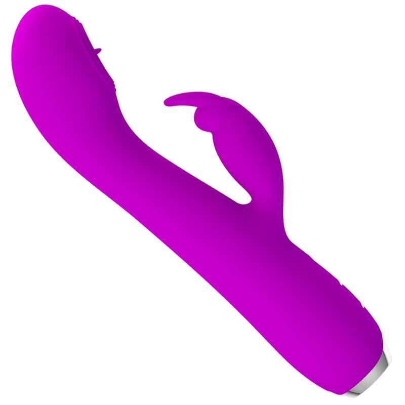 PRETTY LOVE - RACHEL VIBRADOR RECARGABLE CON SUCCIONADOR MORADO - JUGUETES BIENESTAR - El Arte del Placer