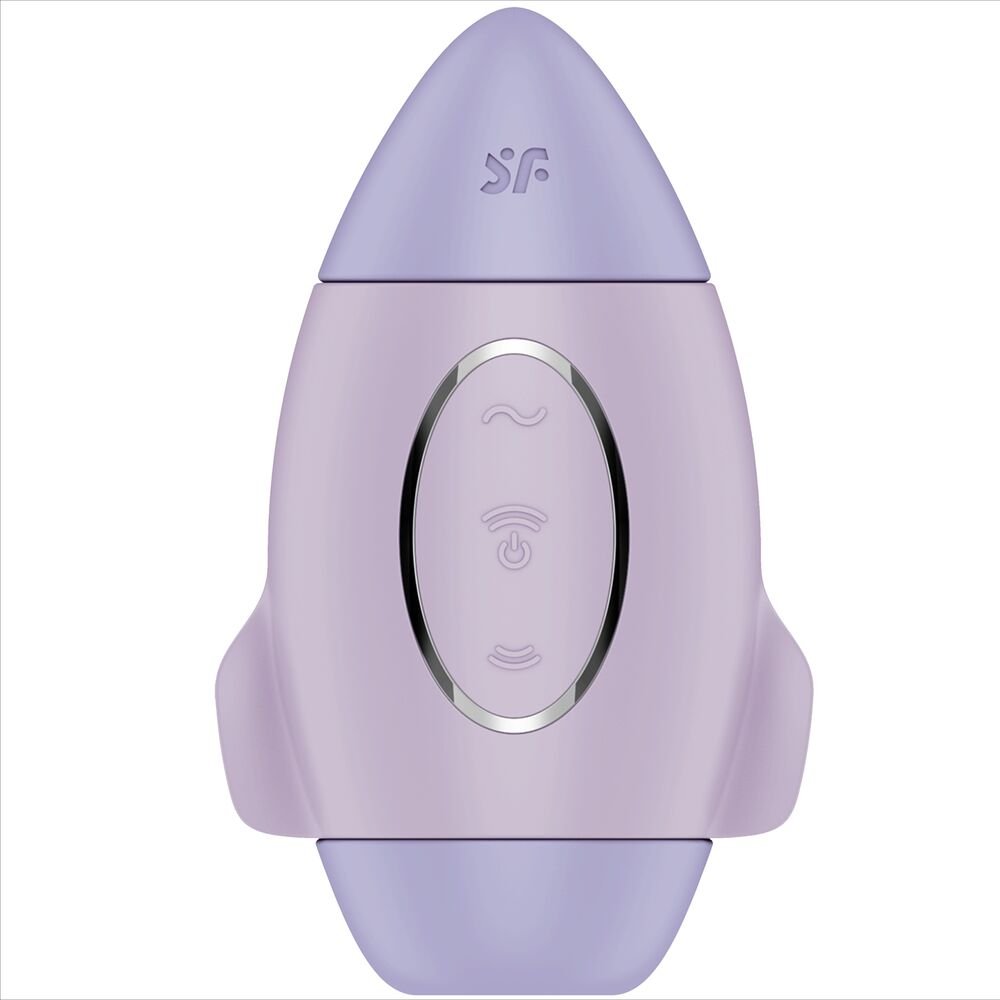 SATISFYER – MISSION CONTROL VIBRADOR PEQUEÑO DE DOBLE IMPULSO - JUGUETES BIENESTAR - El Arte del Placer