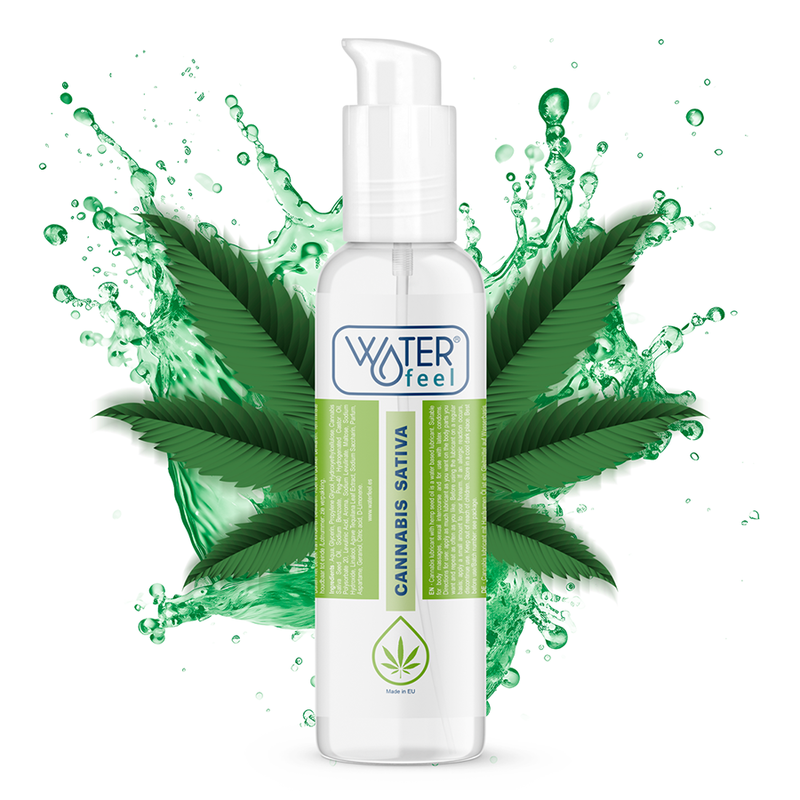 WATERFEEL - LUBRICANTE CANNABIS 150 ML - DROGUERÍA - El Arte del Placer