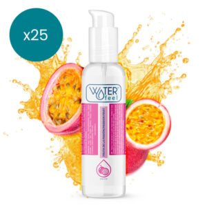 WATERFEEL - LUBRICANTE BASE AGUA FRUTA DE LA PASIÓN 175 ML PACK 25 UDS - DROGUERÍA - El Arte del Placer