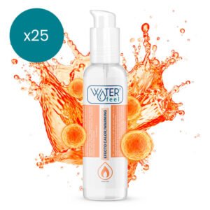WATERFEEL - LUBRICANTE EFECTO CALOR 150 ML PACK 25 UDS - DROGUERÍA - El Arte del Placer