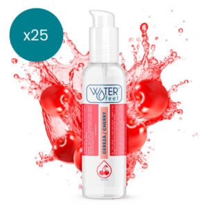 WATERFEEL - LUBRICANTE CEREZA 175 ML PACK 25 UDS - DROGUERÍA - El Arte del Placer