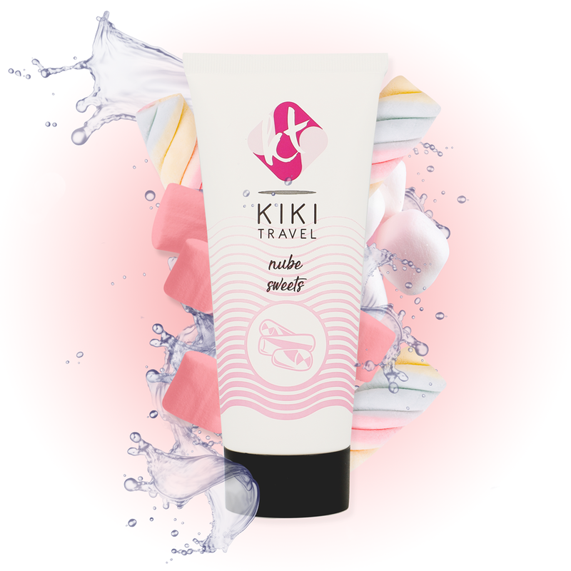 KIKÍ TRAVEL - LUBRICANTE SABOR A NUBE 50 ML - Con deliciosos Sabores - El Arte del Placer